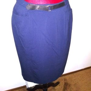🏖 l. e. Dress Skirt Navy Sz 8